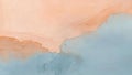 Abstract oil painting featuring a gradient of peach and blue tones Royalty Free Stock Photo
