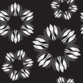 Stock abstract seamless pattern. orient floral ornament.
