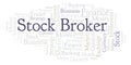 Stock Broker word cloud.