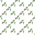 Stock Chart with Arrow vector colored seamless pattern Royalty Free Stock Photo