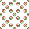 Stock Chart vector Piechart colored seamless pattern Royalty Free Stock Photo