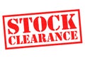 STOCK CLEARANCE Royalty Free Stock Photo