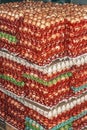 Stock egg casings packed Royalty Free Stock Photo