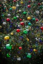 Stock Exchange Christmas Balls Royalty Free Stock Photo