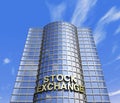 Stock exchange headquarter Royalty Free Stock Photo