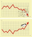 Stock exchange index - crash and profit