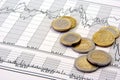Stock exchange and money Royalty Free Stock Photo