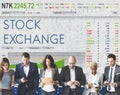 Stock Exchange Trading Forex Finance Graphic Concept Royalty Free Stock Photo