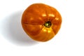 Stock Foto Closeup of yellow orange tomato isolated on white background Royalty Free Stock Photo