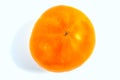 Stock Foto Closeup of yellow orange tomato isolated on white background Royalty Free Stock Photo