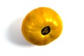 Stock Foto Closeup of yellow orange tomato isolated on white background Royalty Free Stock Photo