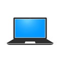 Laptop Icon vector symbol. Royalty Free Stock Photo