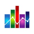 Bar chart in different colors.