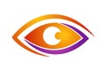 Eye clinic logo. Royalty Free Stock Photo