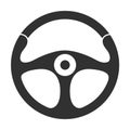 Weel steering icon.