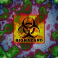 Stock Illustration with Biohazard Sign