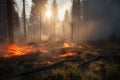 Forest Burning: A Natural or Handmade Disaster Causing Damage to Ecology, Generative AI