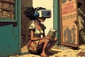 Escaping into Virtual Reality from Real World Poverty, Generative AI