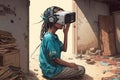 Escaping into Virtual Reality from Real World Poverty, Generative AI