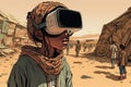 Escaping into Virtual Reality from Real World Poverty, Generative AI