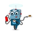 Stock Illustration Multifunctional Robot