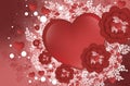Stock Illustration Valentine day, heart, flowers