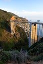 Stock image of Bixby Bridge, Big Sur, california, USA Royalty Free Stock Photo