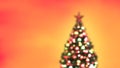 Abstract christmas background with defocused lights Royalty Free Stock Photo