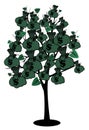 Stock image money tree