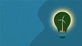 Wind turbine green energy concept renewable energy