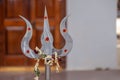 Trishula the Trident of Lord Shiva Royalty Free Stock Photo