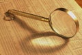 Stock index under magnifying glass