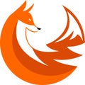 Stock logo fox circular