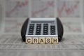 Stock market crash Royalty Free Stock Photo