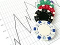 Stock Market Gamble Royalty Free Stock Photo