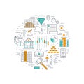 Stock Market Linear Round Composition