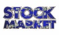 Stock Market Money Income Investment Words Royalty Free Stock Photo