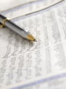 stock market-report Royalty Free Stock Photo