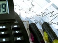 Stock Market Research Royalty Free Stock Photo