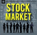 Stock Market Risk Shareholder Finance Concept Royalty Free Stock Photo