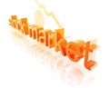 Stock market worsening Royalty Free Stock Photo