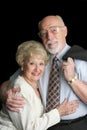 Stock Photo of Affectionate Senior Couple Royalty Free Stock Photo