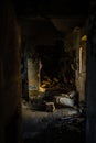 Abandoned and Decaying Building in Southern Italy with Collapsed Corridor