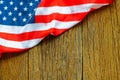 Stock Photo - Closeup of American flag on grunge background