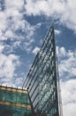 Stock Photo - glass facade of an office building in downtown Berlin Royalty Free Stock Photo