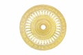 Stock Photo:golden Thammachak wheel was symbol of Buddhism