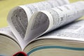 Stock photo: Heart shaped Book Royalty Free Stock Photo