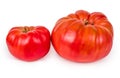 Heirloom tomato isolated on white background Royalty Free Stock Photo