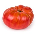 Heirloom tomato isolated on white background Royalty Free Stock Photo