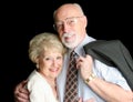 Stock Photo of Loving Senior Couple Royalty Free Stock Photo